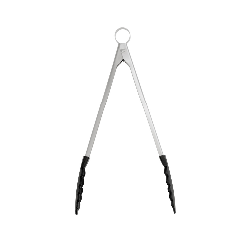 Silicone Locking Tongs, 24Cm Black The Artisan Food Company