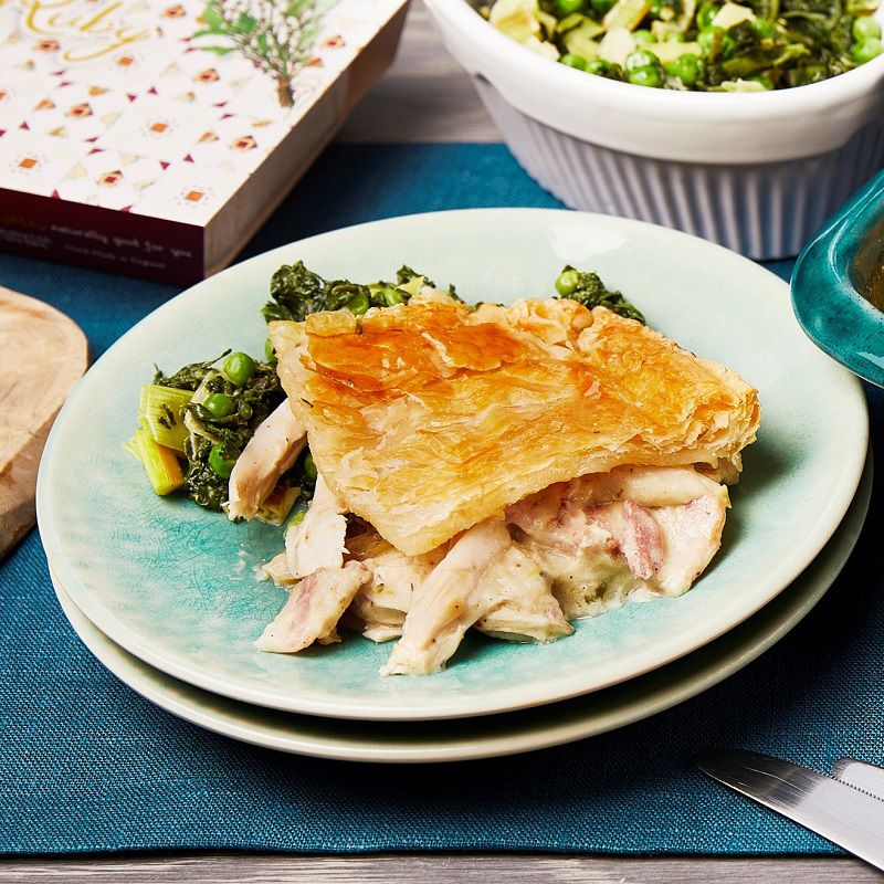 Free Range Roast Chicken, Leek & Bacon Pie - The Artisan Food Company