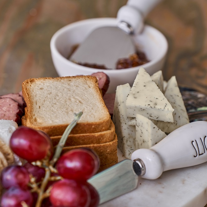 french aperitif cheese board and hamper