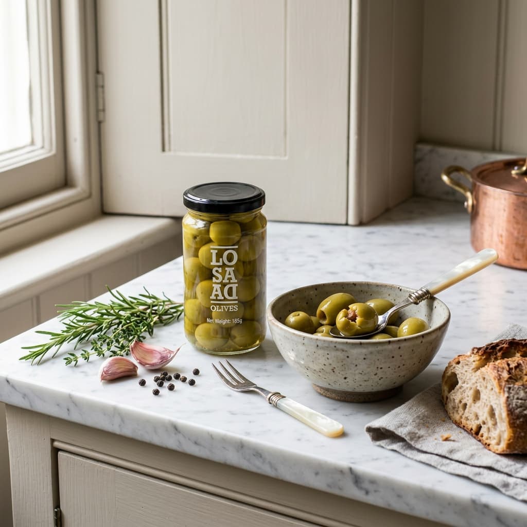 Gordal Olives, Stone In, Losada, 185g gordal_olives,_stone_in,_losada,_185g
