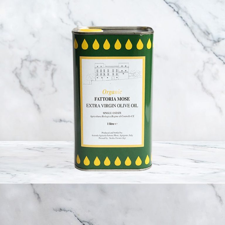 Italian Extra Virgin Olive Oil, 1l, Tin Fattoria Mose - Buy Now