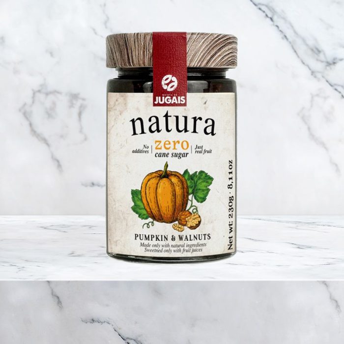 sweet_preserves_qta_jugais_natura_pumpkin/walnut/doce_abobora/nozes_230g_from_portugal