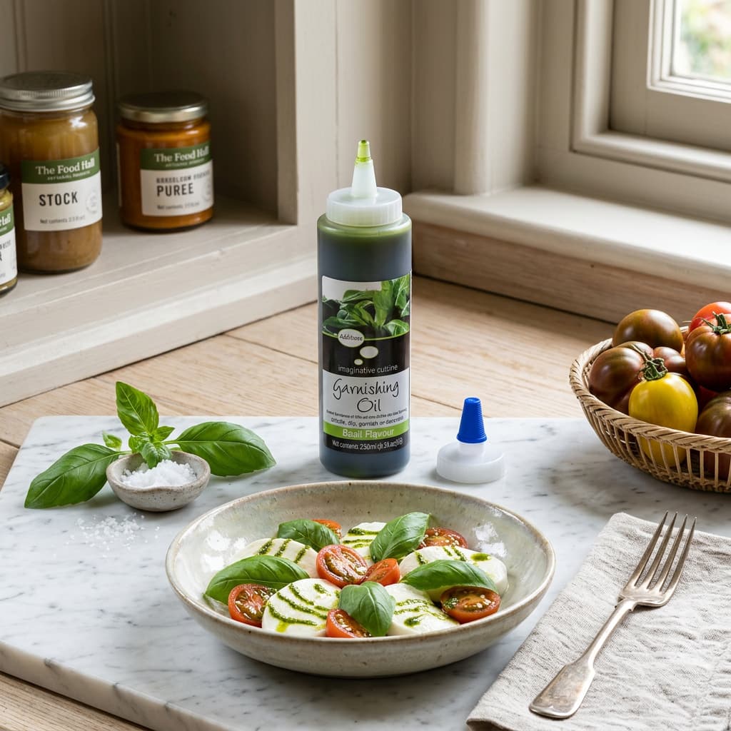 Basil Oil, Garnishing Oil basil_oil,_garnishing_oil
