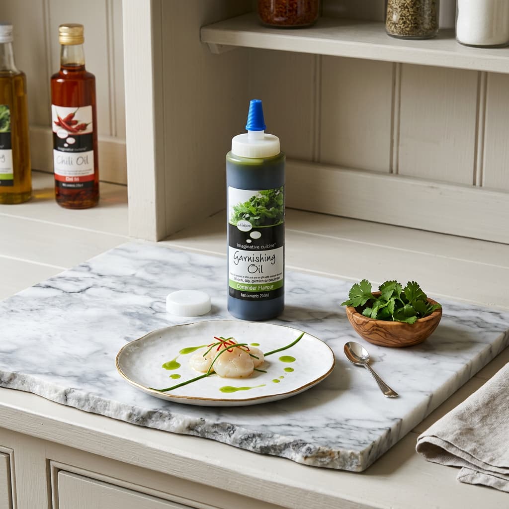 Coriander Oil, Garnishing Oil coriander_oil,_garnishing_oil