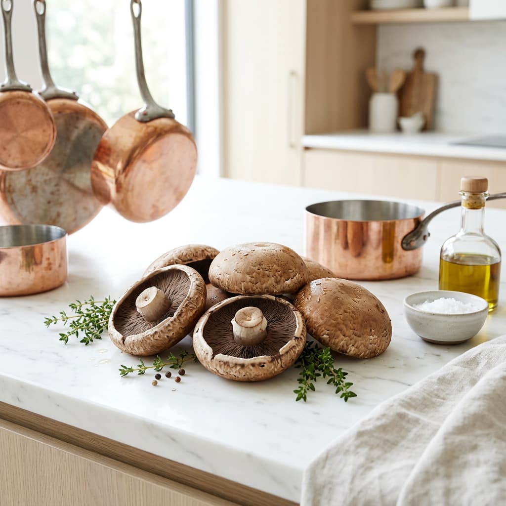 Mushrooms Flat mushrooms_flat