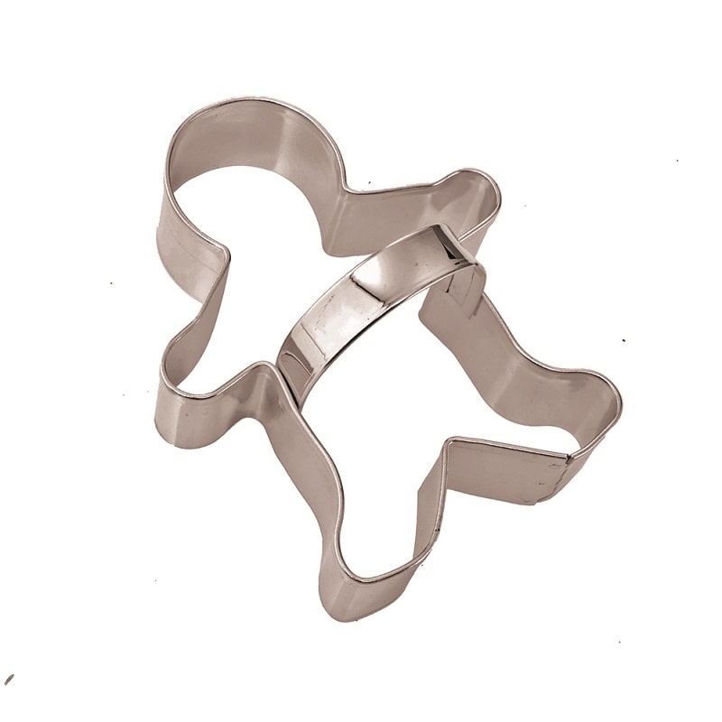 Cookie Cutter Gingerbread Man Stainless Steel With Handle Afc 3932