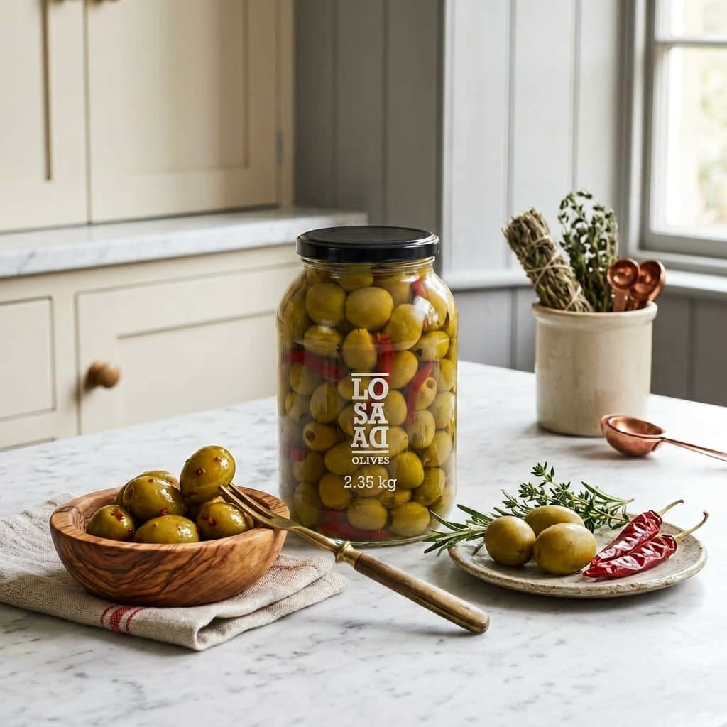Gordal Olives, Picante, Losada, 2.35kg gordal_olives,_picante,_losada,_2.35kg