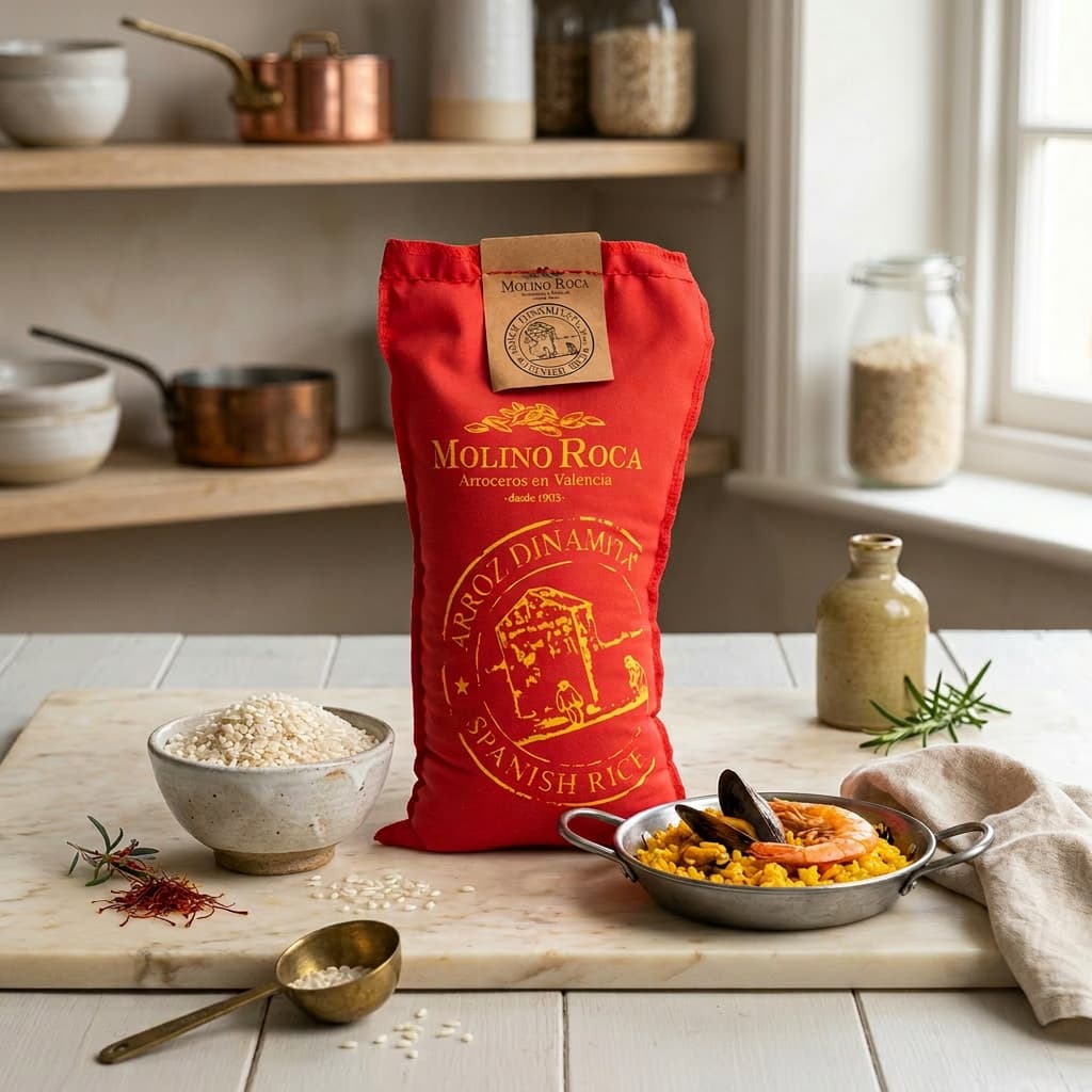 Dinamita Rice, Red Cloth Bag, Molino Roca Arroz 1 dinamita_rice,_red_cloth_bag,_molino_roca_arroz_1