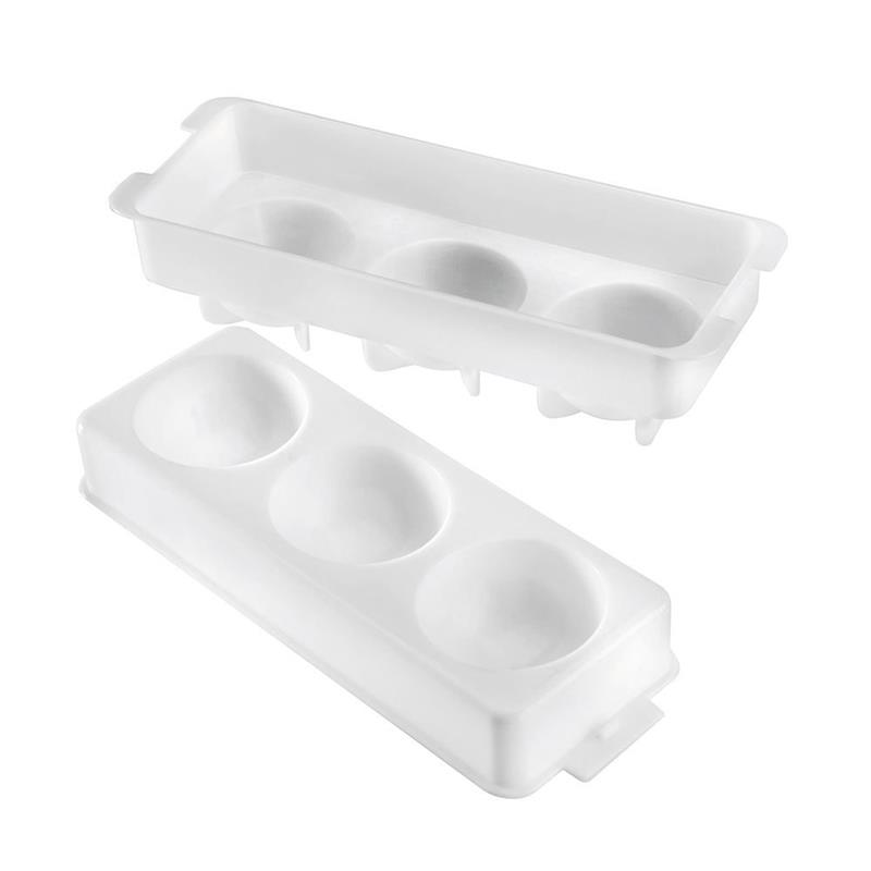 Round Ice Cube Tray, 6 Compartments