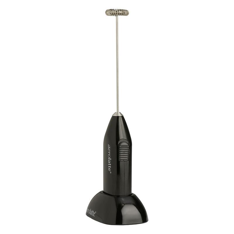 Aerolatte Milk Frother, Black With Stand The Artisan Food Co