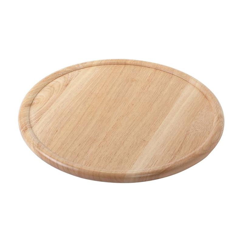 Plateau Tournant "Lazy Susan" En Bois De Hêtre - 55 Cm De Diamètre - Pour Service De Pizza, Fromages...