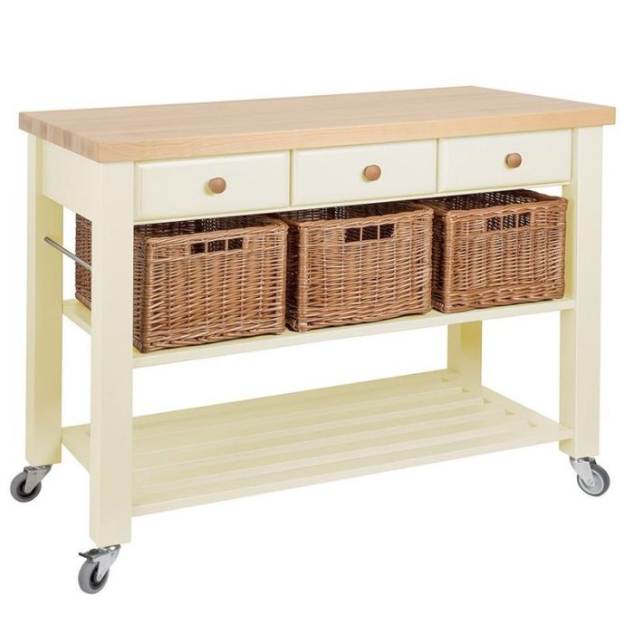 lambourn_3_drawer_painted_trolley_-_buttercream_natural_top