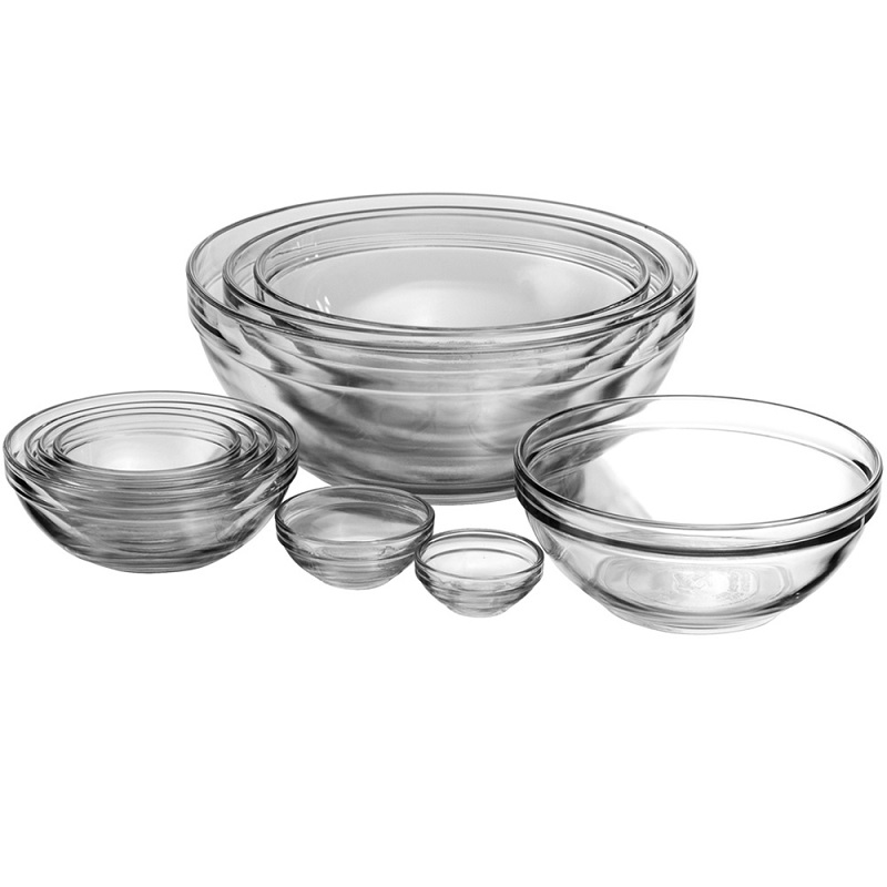Glass Bowl Set, 10Pc Buy Now The Artisan Food Company