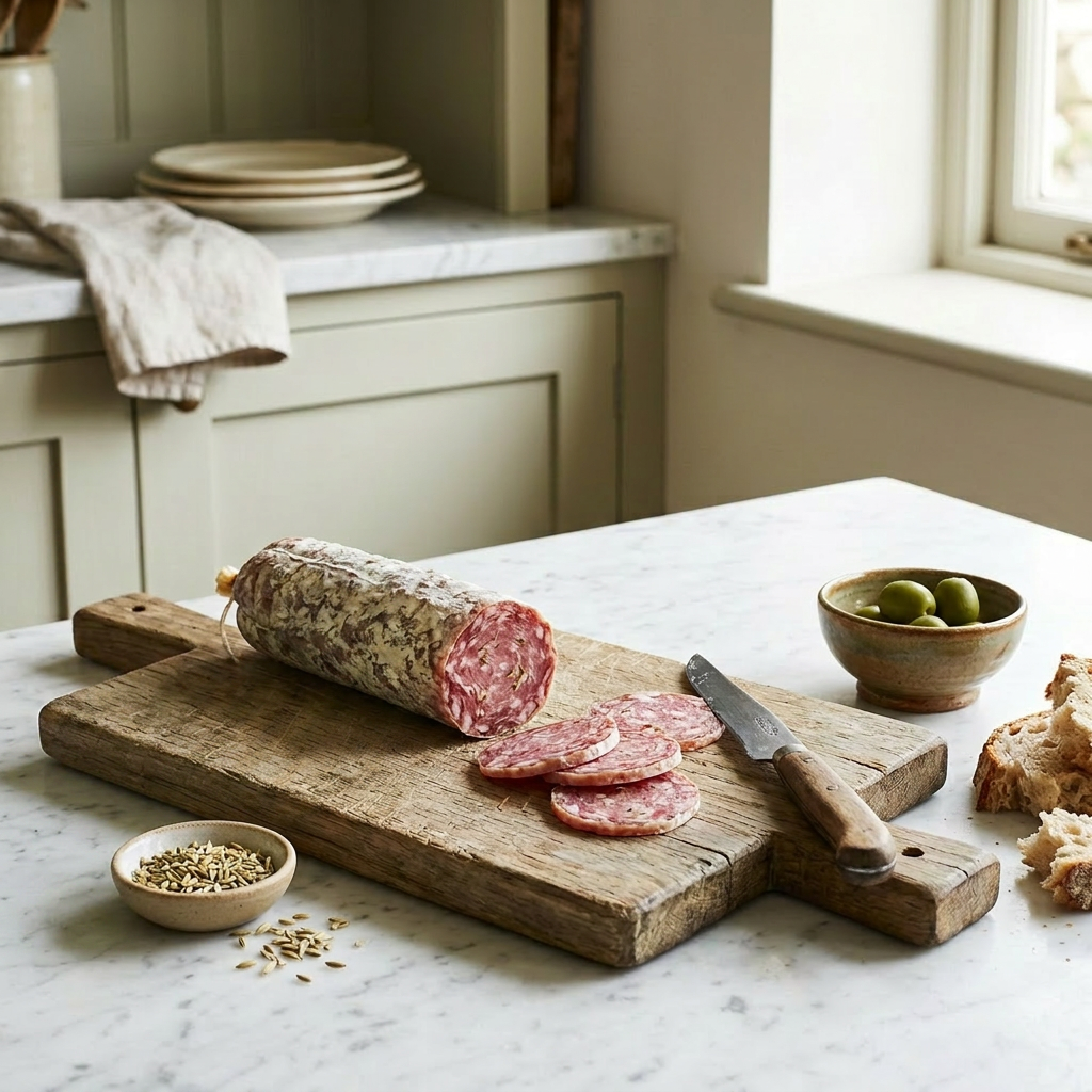 Fenouil Saucisson, (Fennel), French Salami 1 fenouil_saucisson,_(fennel),_french_salami_1