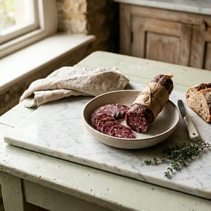 red_wine_saucissoon,_(gamay_red_wine),_french_salami