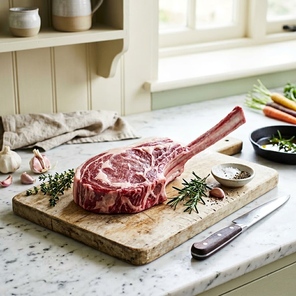 Duroc Pork, Tomahawk duroc_pork,_tomahawk