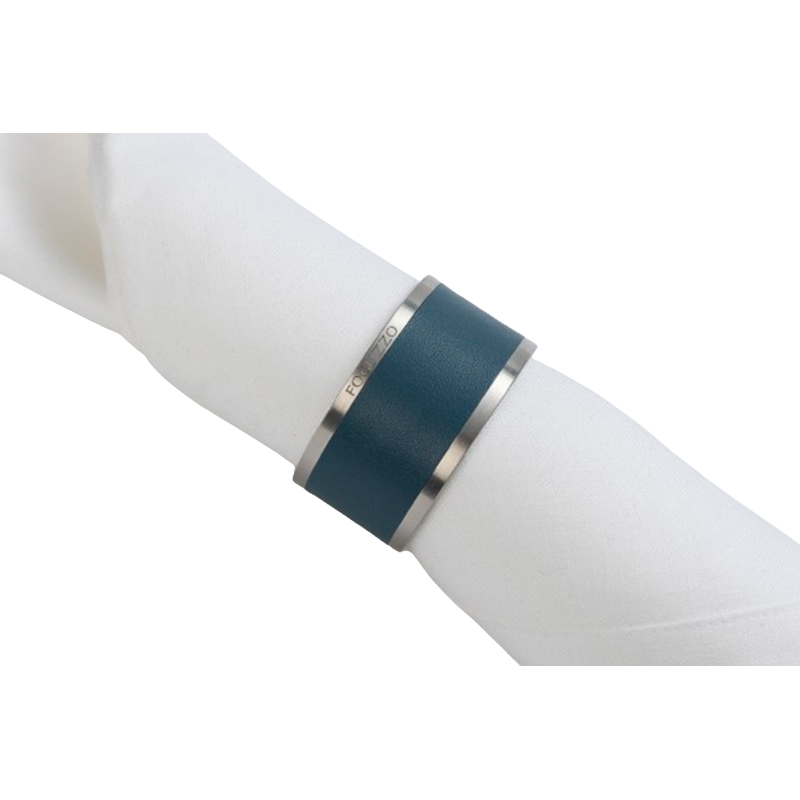 foglizzo_1921,_madeleine_leather_napkin_rings,_amalfi_blue