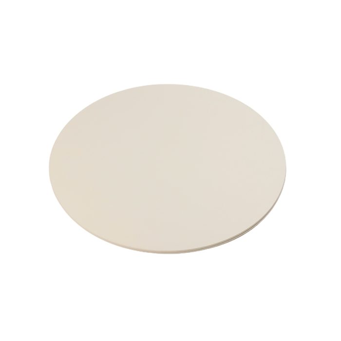 foglizzo_1921,_mondrian_leather_round_placemat,_luna_white