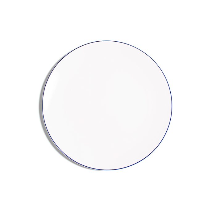 richard_brendon_line_coupe_dinner_plate,_cobalt_blue_pack_of_2