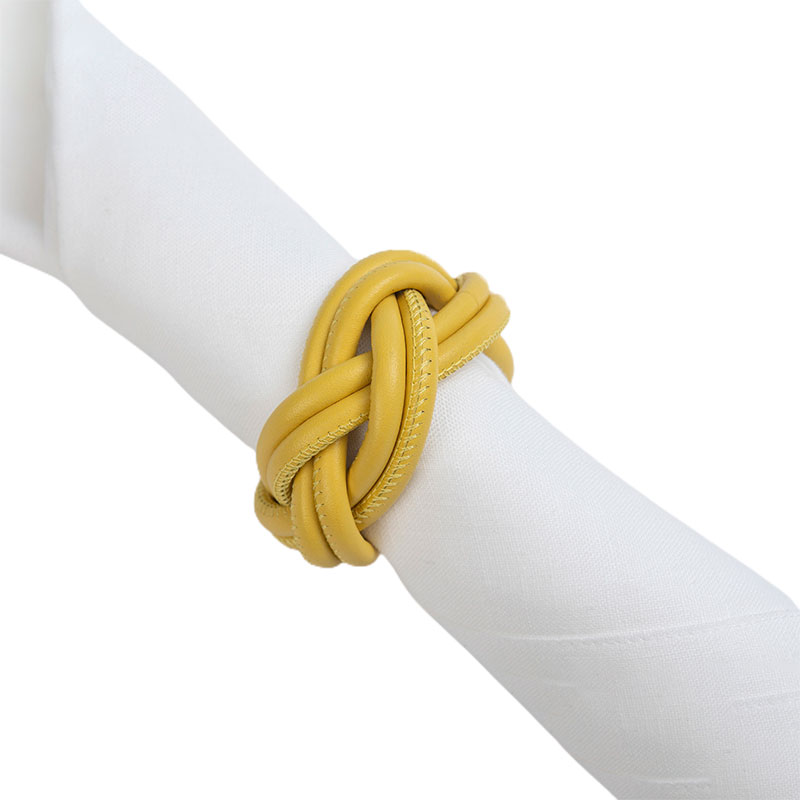 foglizzo_1921,_sherazade_leather_napkin_rings,_cedro_yellow