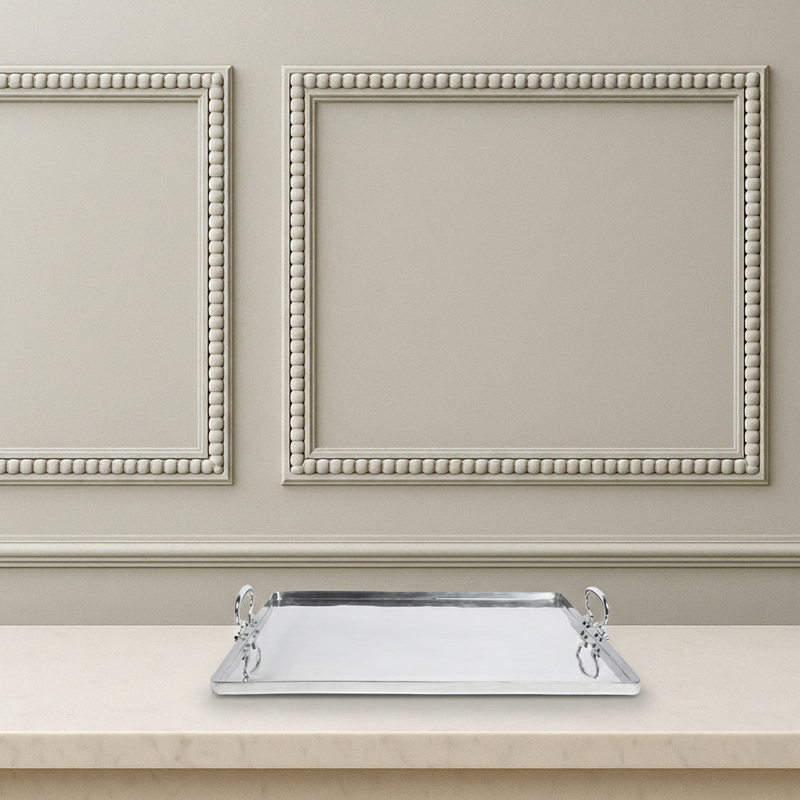 Paola C Colony Aluminium Square Tray, with Handles paola_c_colony_aluminium_square_tray,_with_handles