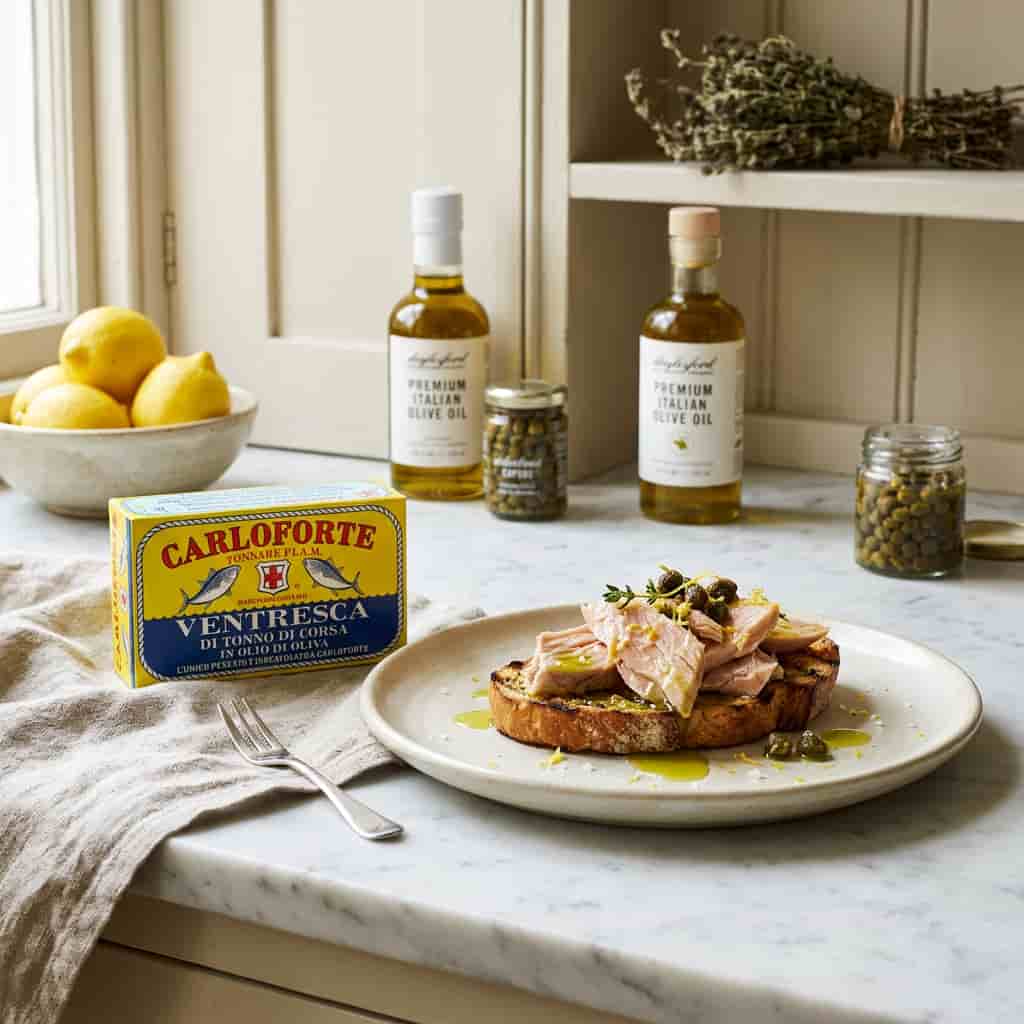Carloforte Tonnare, Ventresca Tuna, Bluefin Tuna, 170g carloforte_tonnare,_ventresca_tuna,_bluefin_tuna,_170g