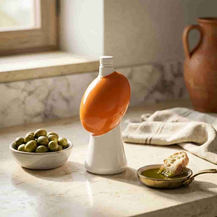 cirulli_olive_ceramic_bottle_orange
