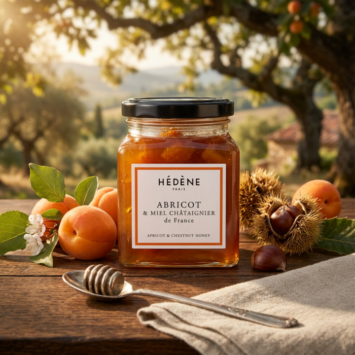 hedene,_apricot_jam,_chestnut_honey