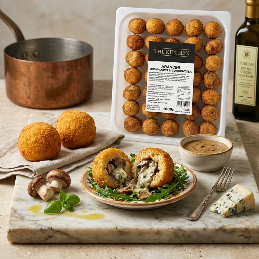 Arancini, Mushrooms & Gorgonzola arancini,_mushrooms_&_gorgonzola