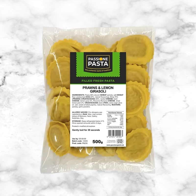 Handmade Pasta, Prawns & Lemon Girasoli handmade_pasta,_prawns_&_lemon_girasoli