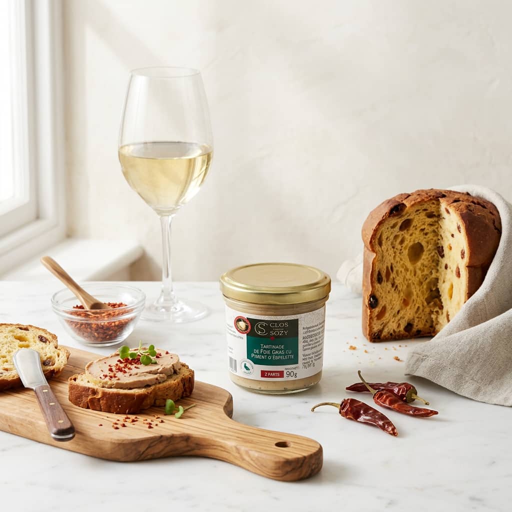 Clos Saint Sozy, French Duck Foie Gras Spread with Piment D’espelette clos_saint_sozy,_french_duck_foie_gras_spread_with_piment_d’espelette