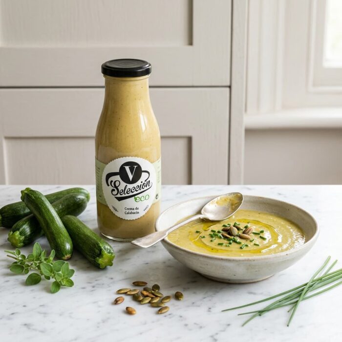 conservas_virto,_organic_courgette_cream,_glass_bottle_500g