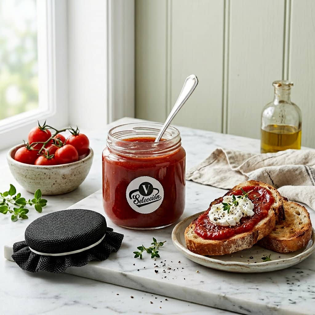 Conservas Virto, Tomato Jam, Glass Jar 207g conservas_virto,_tomato_jam,_glass_jar_207g