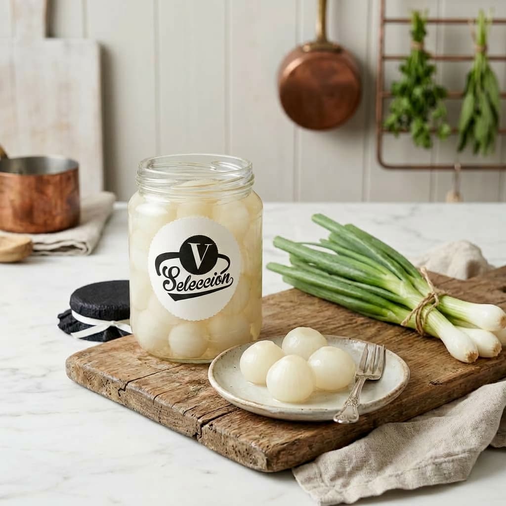 Conservas Virto, Baby Onions, Glass Jar 370g conservas_virto,_baby_onions,_glass_jar_370g