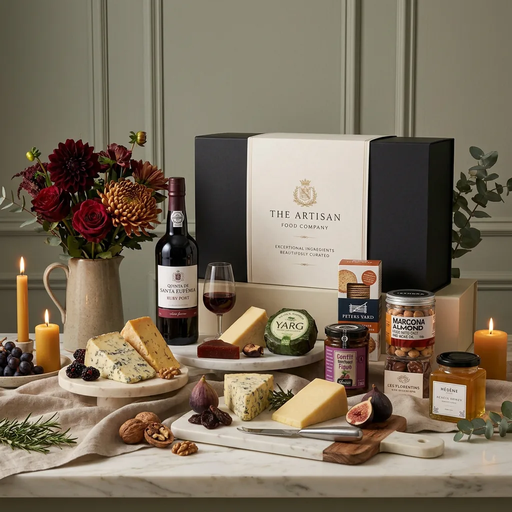 Artisan Cheese And Port Hamper - British Gift artisan_cheese_and_port_hamper
