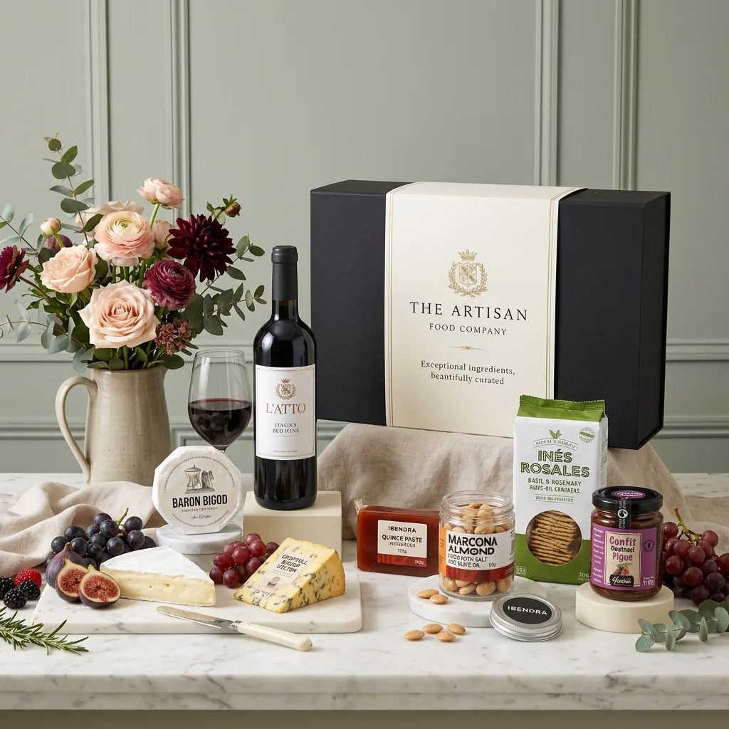 Artisan Cheese And Wine Hamper - British Cheese & Wine Gift artisan_cheese_and_wine_hamper_with_british_cheese_and_wine