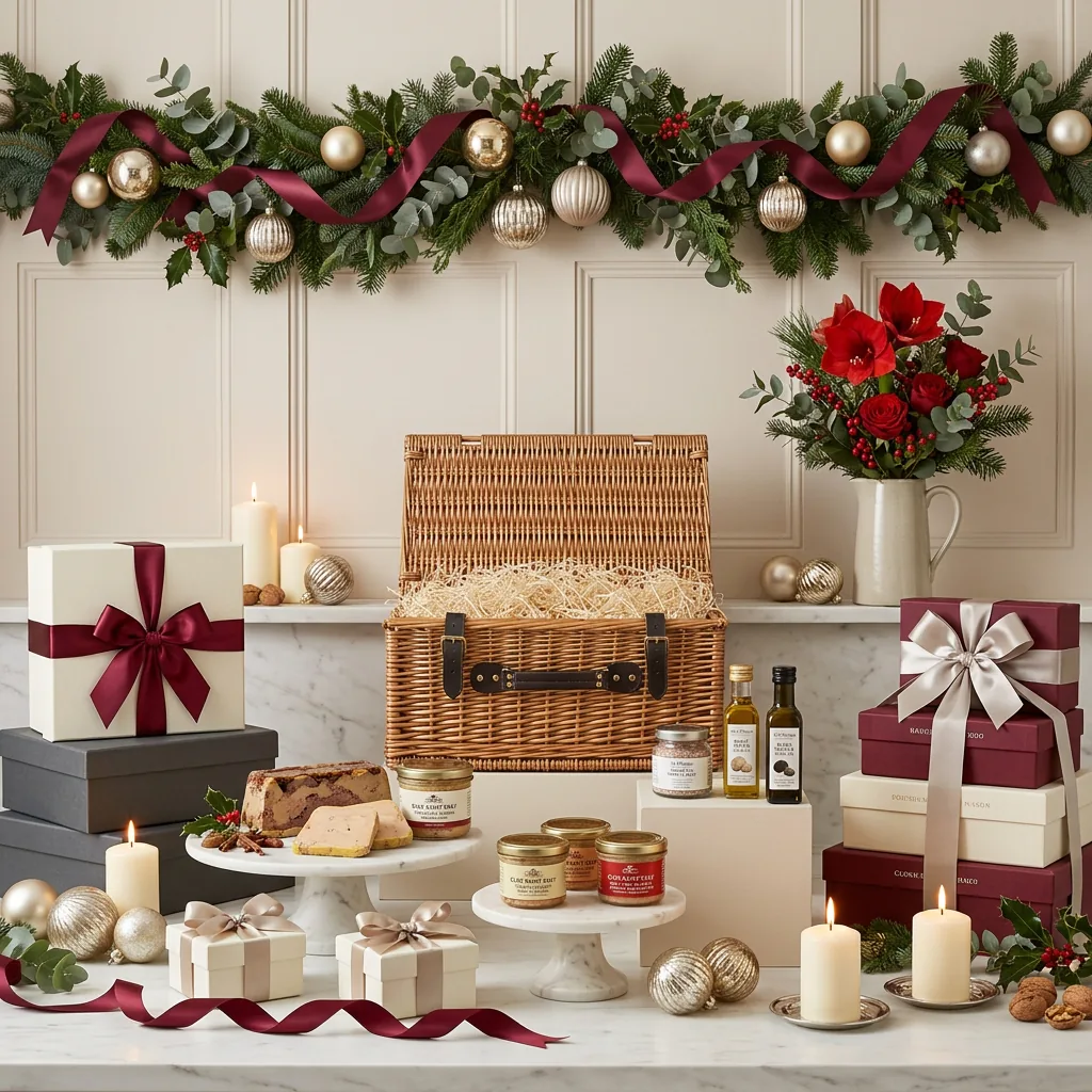 Artisan Christmas Gourmet Hamper - Christmas Gift artisan_christmas_gourmet_hamper_with_foie_gras_and_truffle