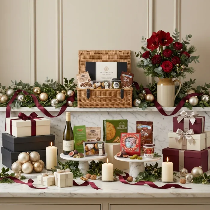 artisan_christmas_gourmet_and_wine_hamper_with_wine,_foie_gras_and_truffle
