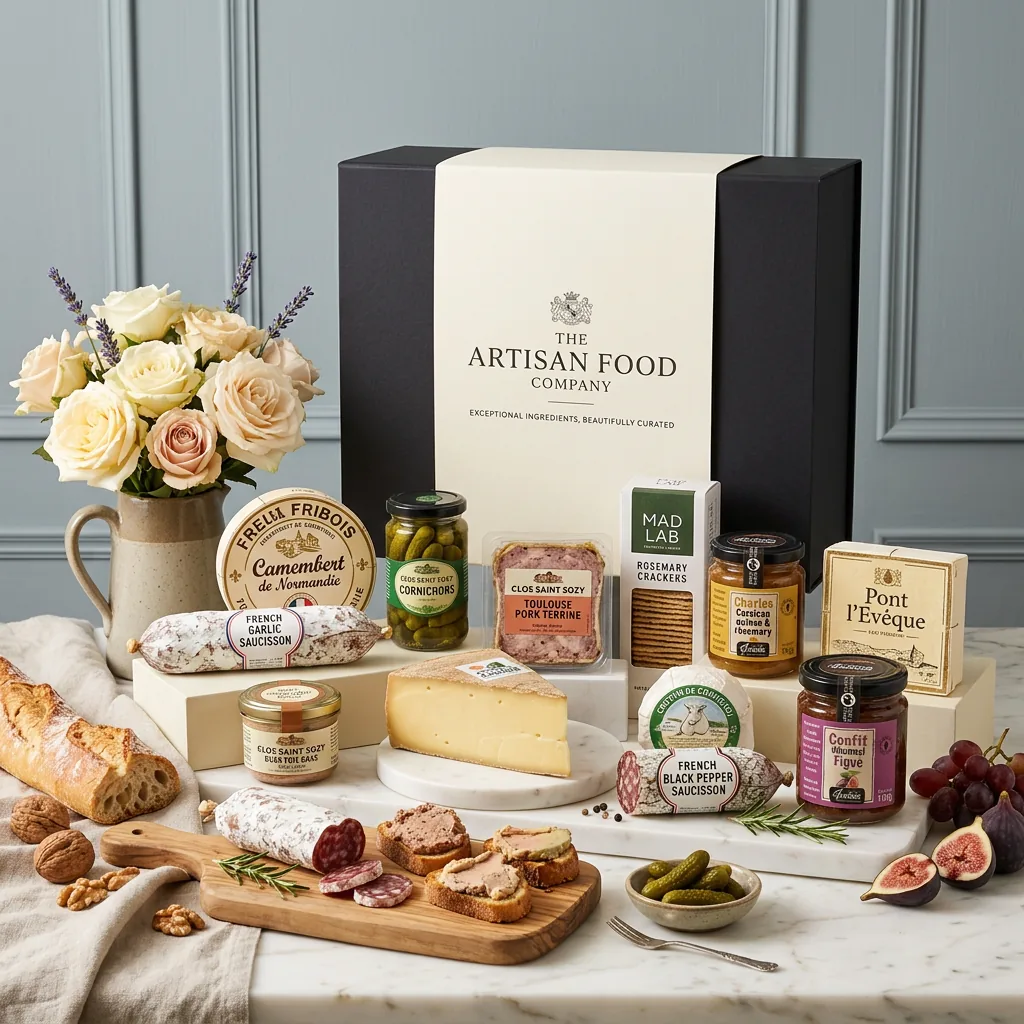 Artisan French Cheese And Charcuterie Hamper - French Gift artisan_french_cheese_and_charcuterie_hamper