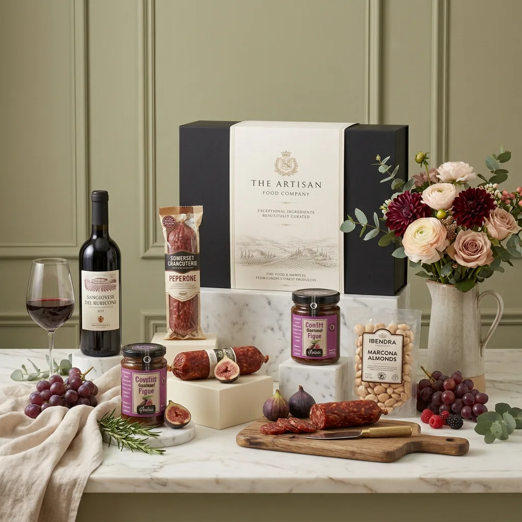 British Charcuterie And Red Wine Hamper - British Charcuterie Gift british_charcuterie_and_red_wine_hamper_with_british_somerset_charcuterie