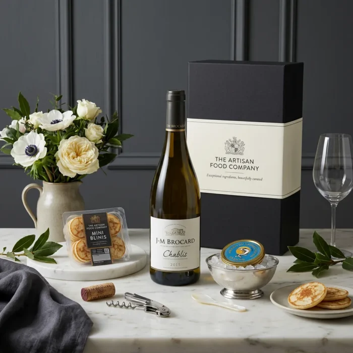 chablis_and_caviar_gift_with_wine,_caviar_and_blinis