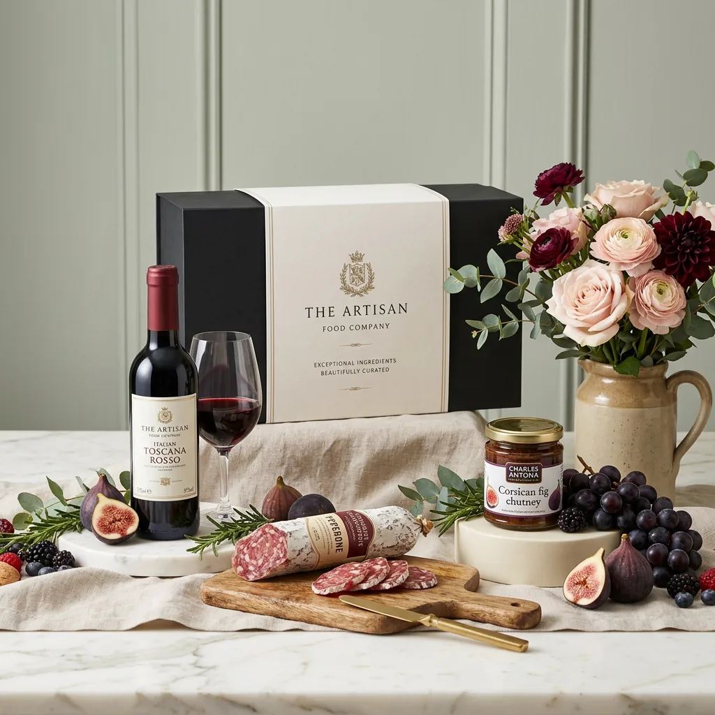 Charcuterie And Wine Hamper For One - British Charcuterie Gift