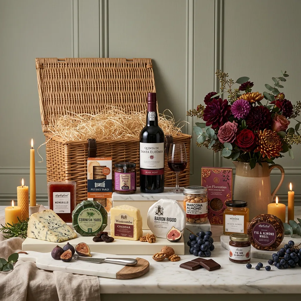 Cheese And Port Hamper - British Gift cheese_and_port_hamper