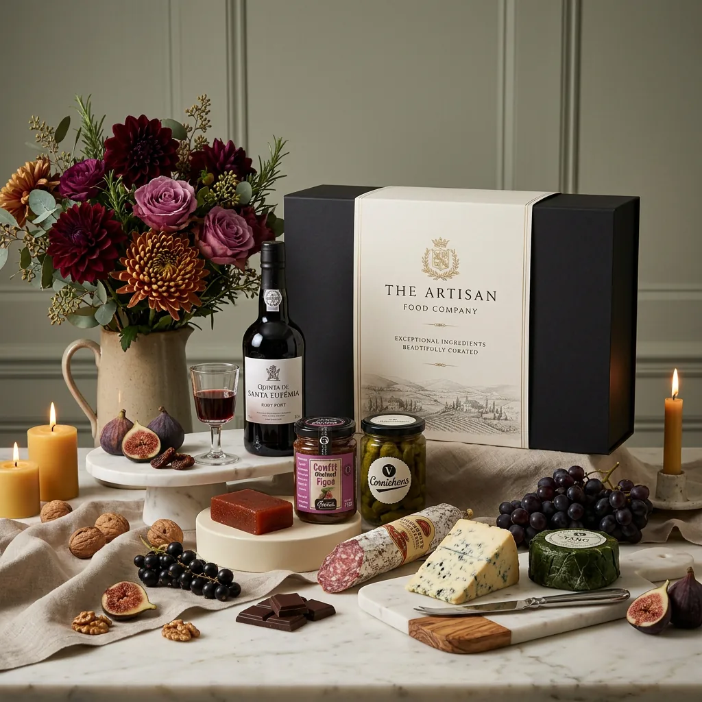 Cheese Charcuterie And Port Hamper - British Gift cheese_charcuterie_and_port_hamper