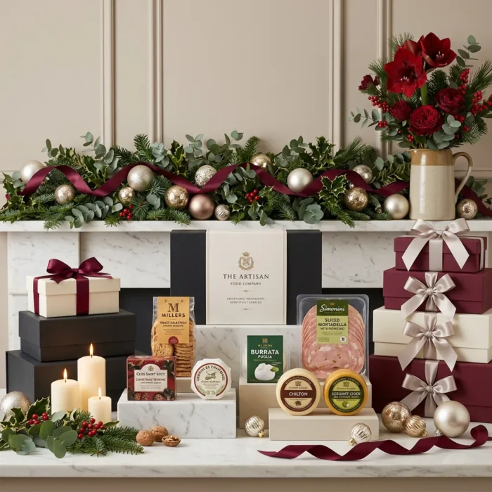 christmas_cheeseboard_hamper_with_foie_gras,_crackers_and_cheese