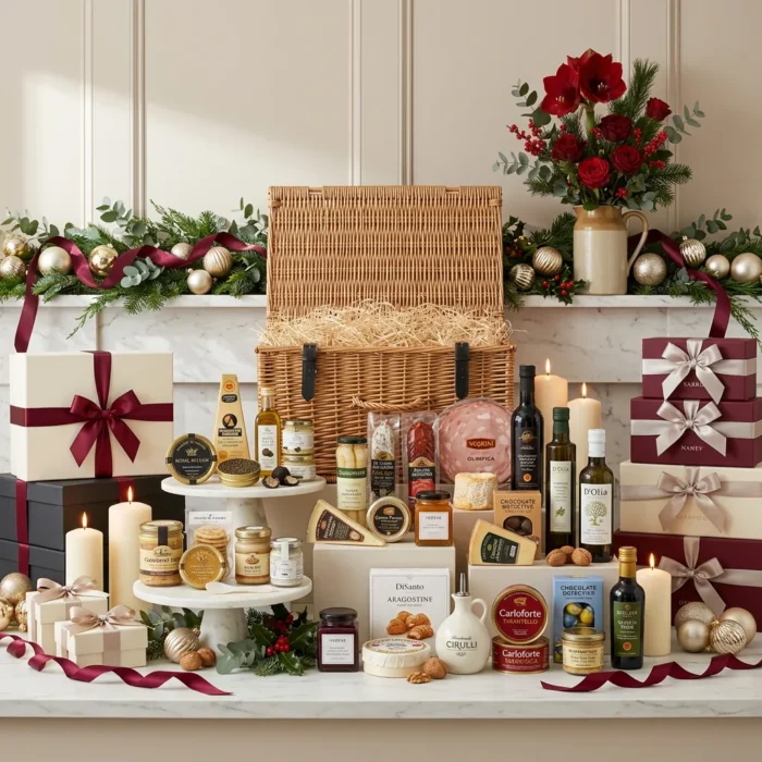 christmas_gourmet_trunk_with_caviar,_blinis_and_foie_gras