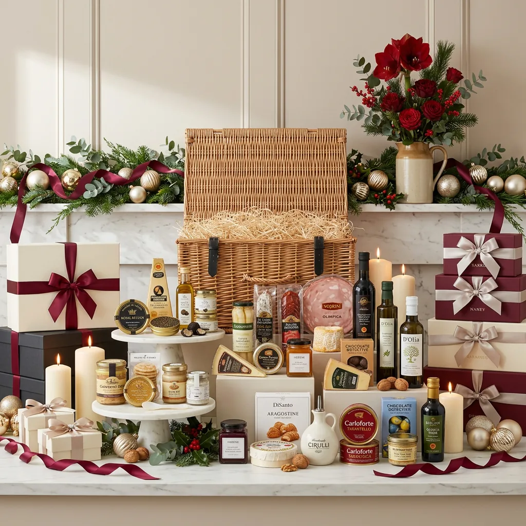 Christmas Gourmet Trunk - Christmas Gift christmas_gourmet_trunk_with_caviar,_blinis_and_foie_gras