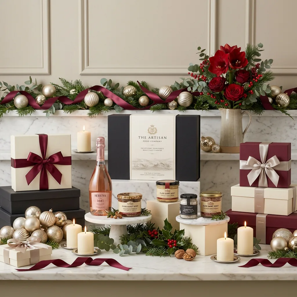 Great Christmas Gourmet and Wine Hamper - Christmas Gift great_christmas_gourmet_and_wine_hamper_with_wine,_foie_gras_and_truffle