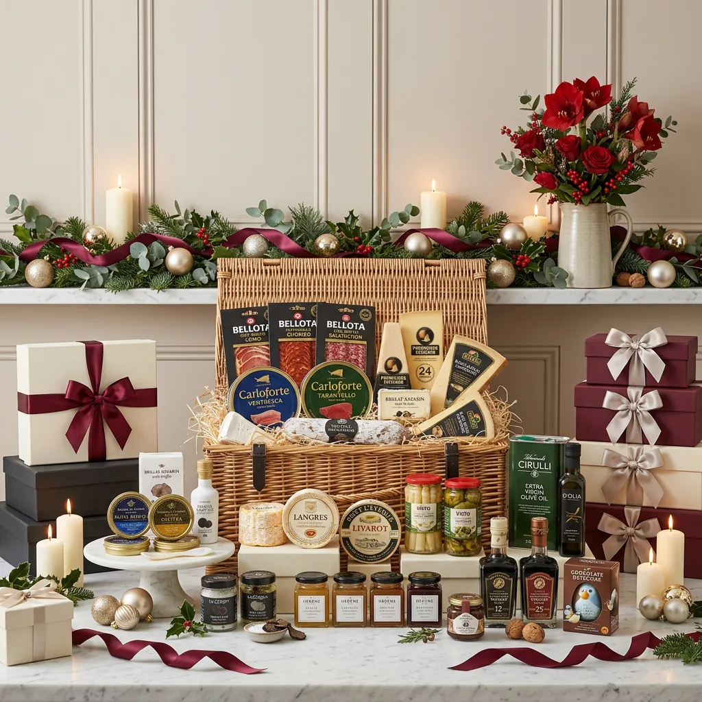 Collector's Christmas Gourmet Trunk - Christmas Gift collector's_christmas_gourmet_trunk_with_caviar,_blinis_and_foie_gras