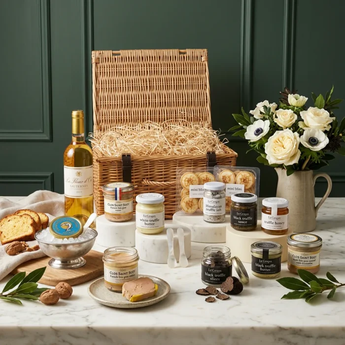 connoisseur_gourmet_trio_and_sauternes_hamper_with_wine,_caviar_and_foie_gras